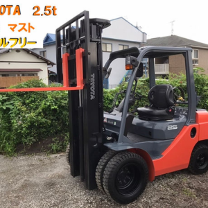 TOYOTA|3STAGE MAST|FULL FREE|2.5t